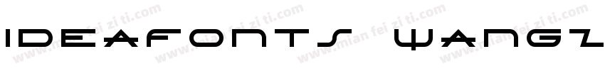 IdeaFonts WangZheFengFan字体转换